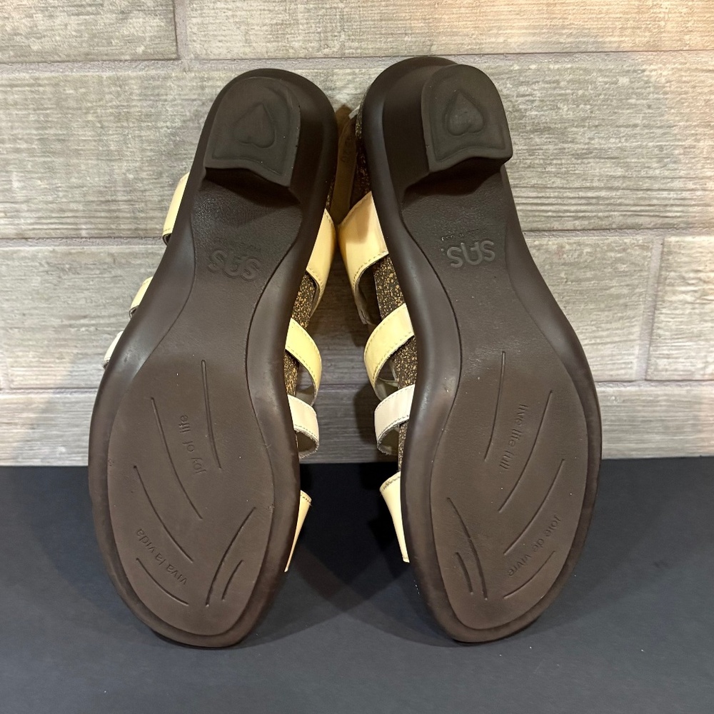 SAS Allegro Cream Sandal Size 9 - Picture 8 of 16